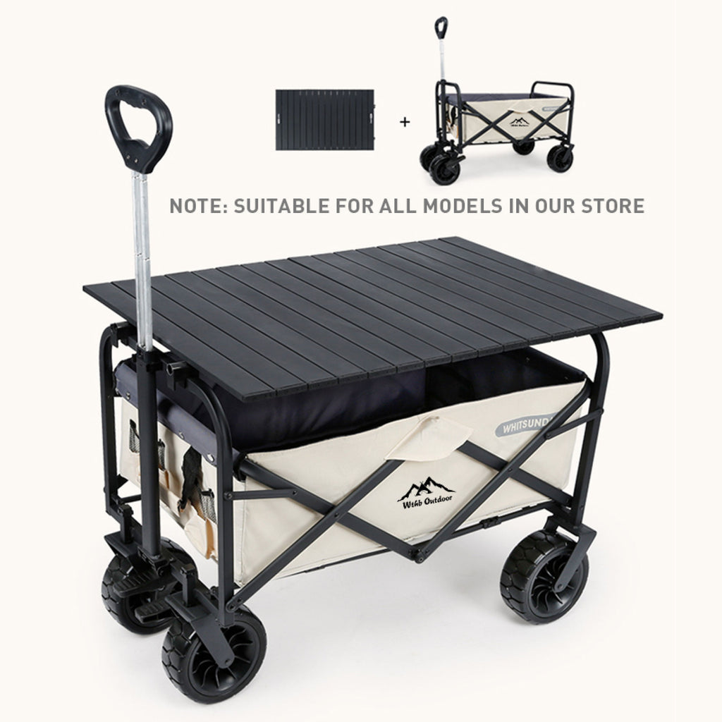 ElyseeOutdoor Wagon Trolley Capacity 250KG Outdoor Camping Wagon trolley Cart Folding Beach Garden Camping Shopping Cart Fishing Stall Trolley