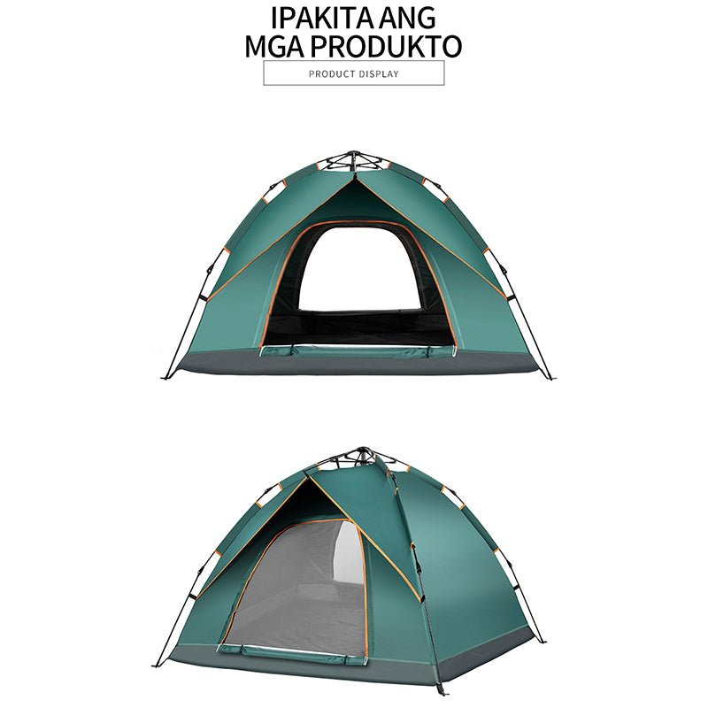 4/6 Tent for camping water proof Persons Outdoor heavy duty Tents Double Layer Automatic Dome Camper Tent Portable