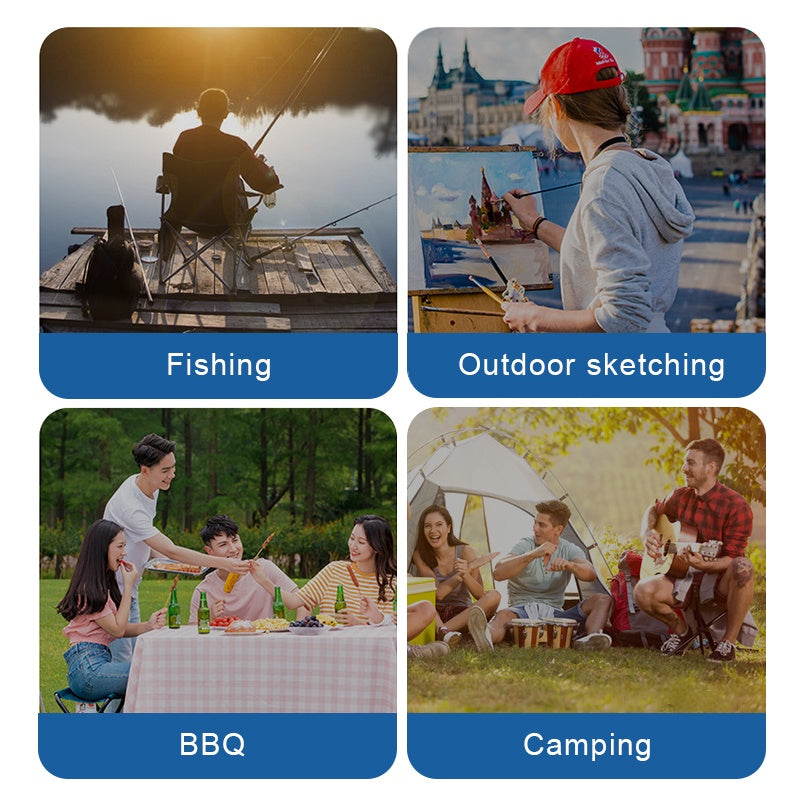 Camping Chair Outdoor Camping Chair Heavy Duty Folding Chair Portable Outdoor Folding Chair Beach Chair Fishing Chair